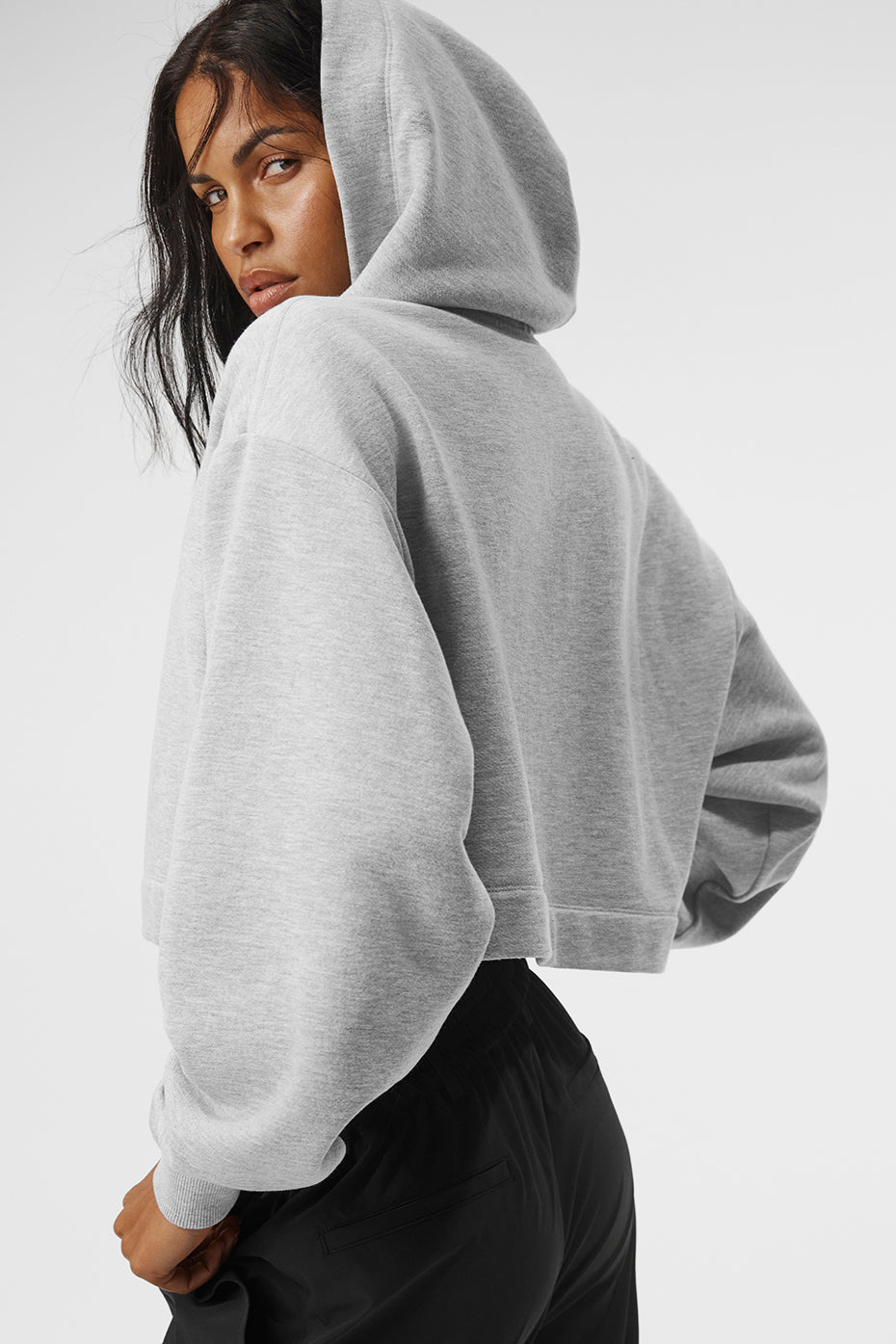 alo Bae Hoodie - Athletic Heather Grey