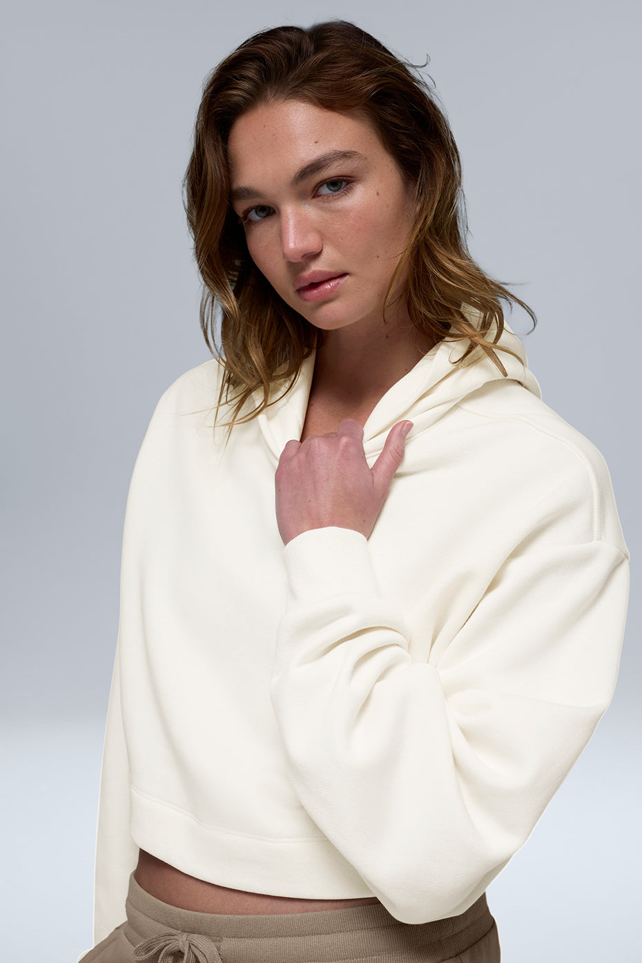 alo Bae Hoodie - Ivory