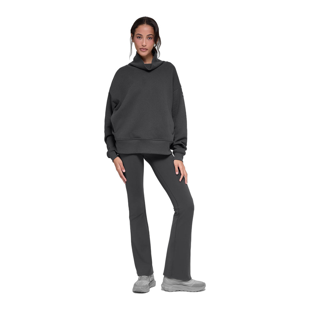 alo Hazy Mock Neck Pullover - Anthracite