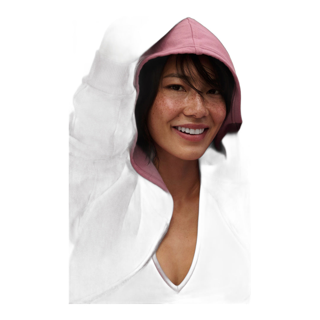 alo Sweet Escape Zip Up Hoodie - Pink Wild Rose