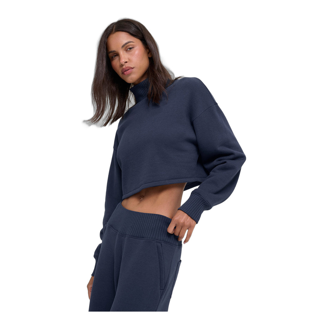 alo Cropped Serenity Coverup - Navy