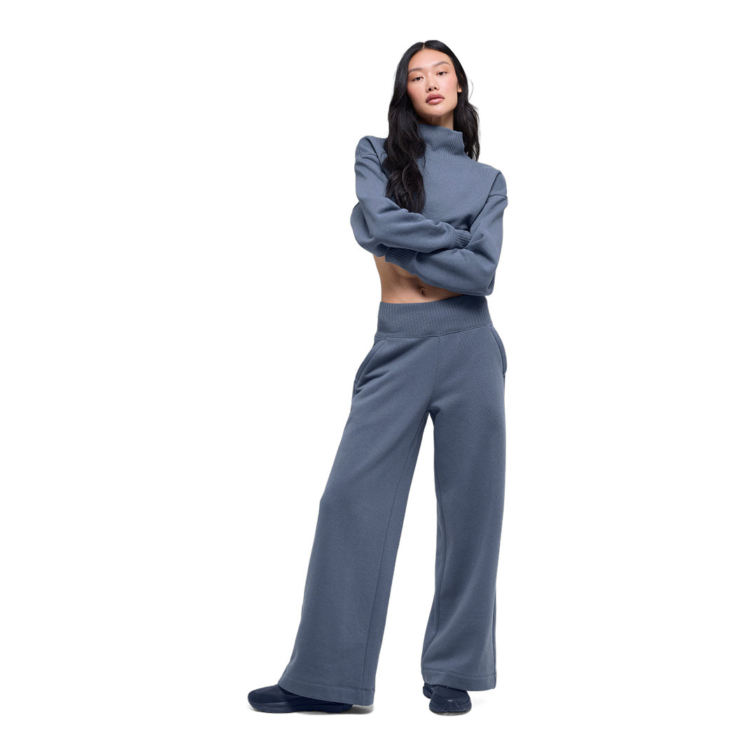 alo Cropped Serenity Coverup - Bluestone