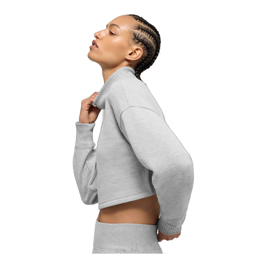 alo Cropped Serenity Coverup - Athletic Heather Grey