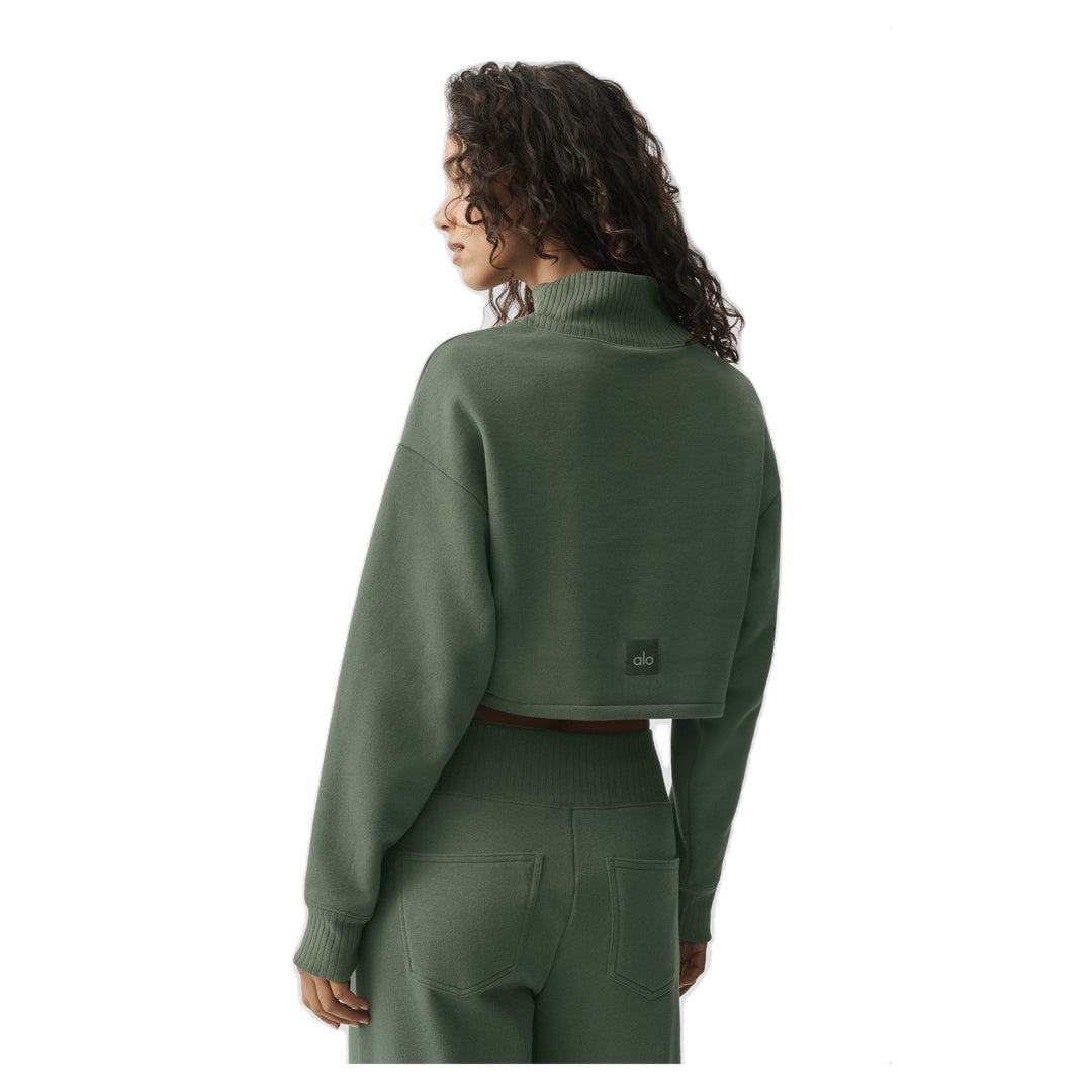 ALO Cropped Serenity Coverup - Bamboo Green
