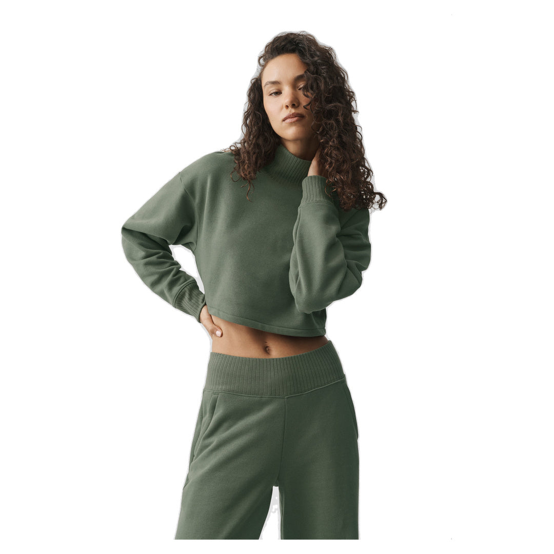 ALO Cropped Serenity Coverup - Bamboo Green