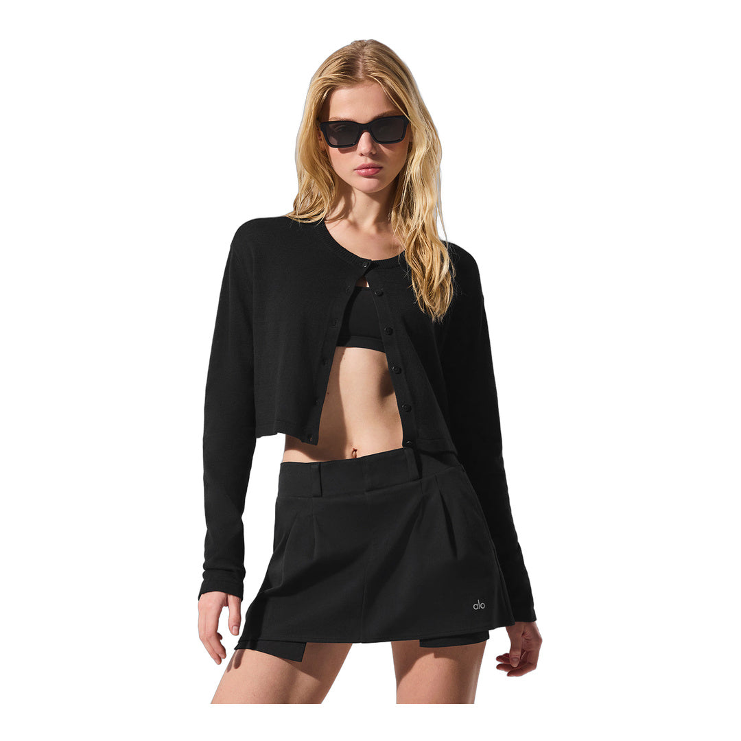 alo Supernatural Sweater Cardigan - Black