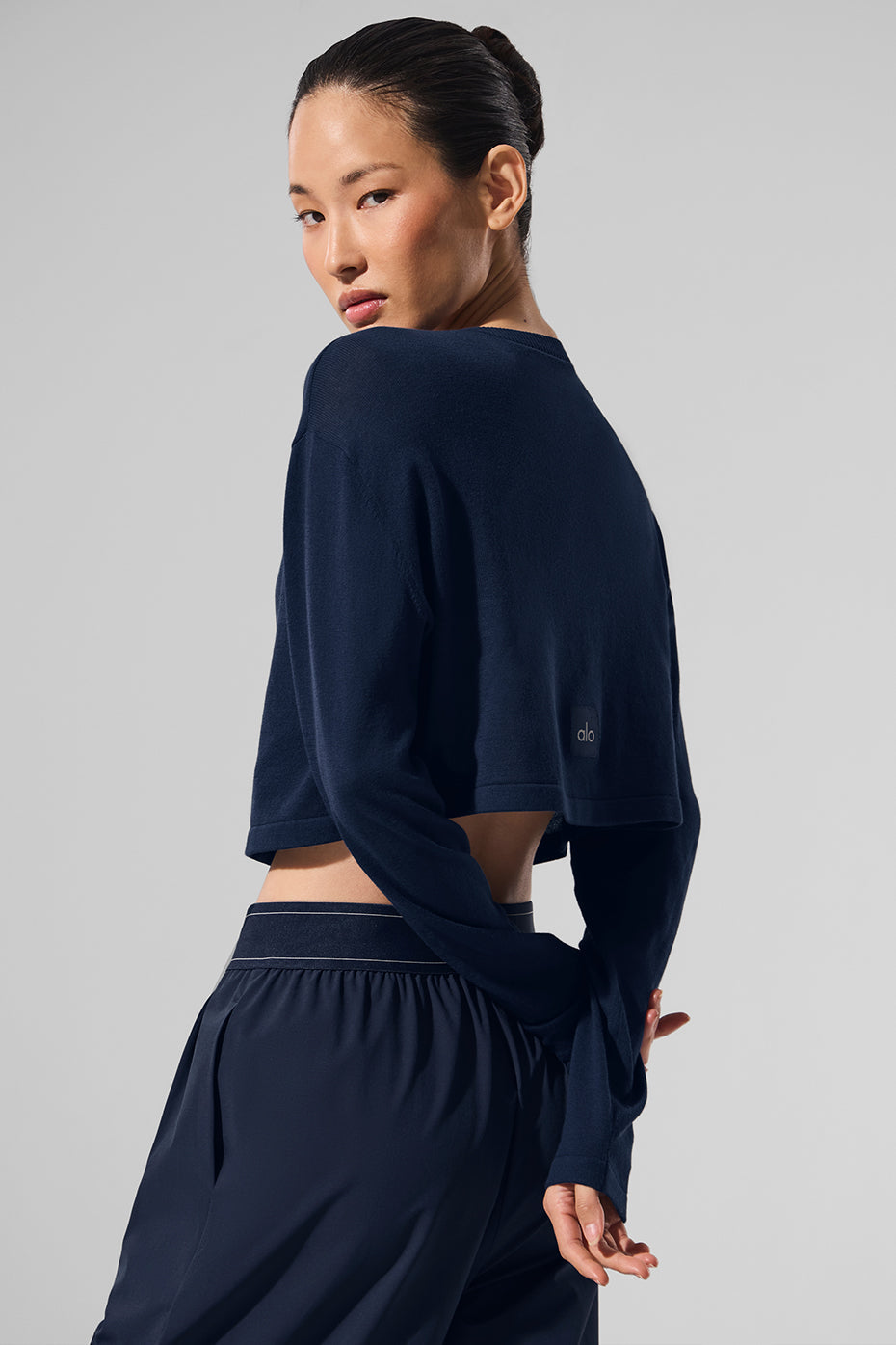 alo Supernatural Sweater Cardigan - Navy