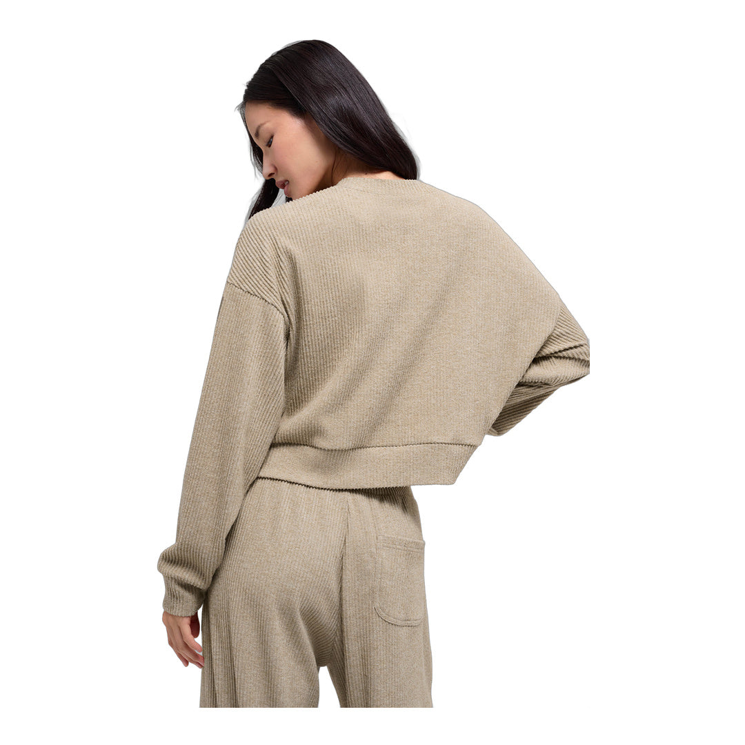 alo Muse Crew Neck Pullover - Gravel Heather
