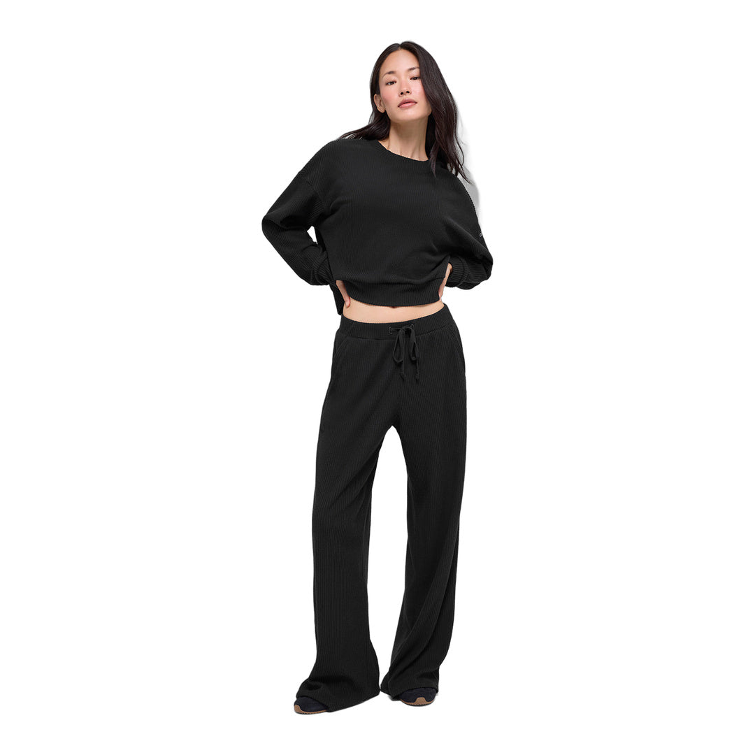 alo Muse Crew Neck Pullover - Black