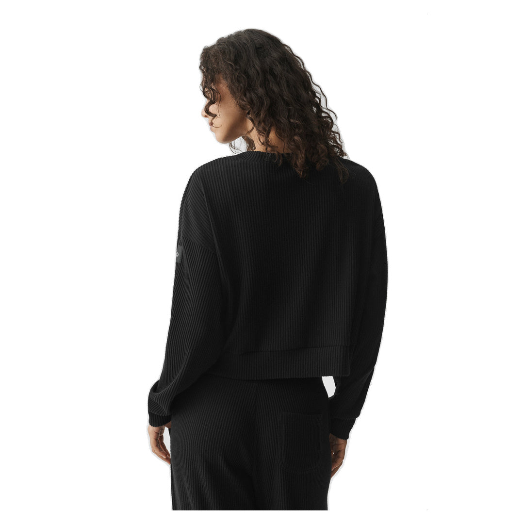 ALO Muse Crew Neck Pullover - Black