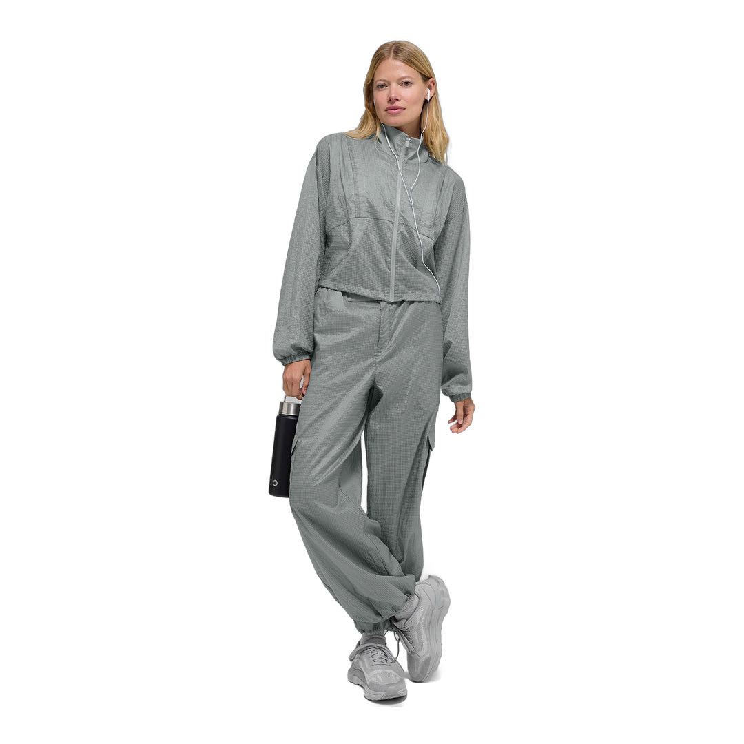 alo Game Time Full Zip Jacket - Lunar Grey