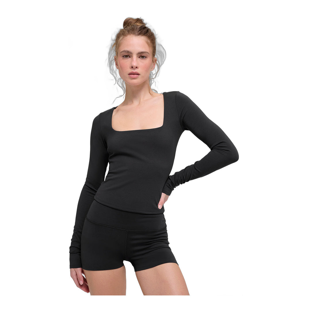 alo ALO Softsculpt Precision Long Sleeve - Black