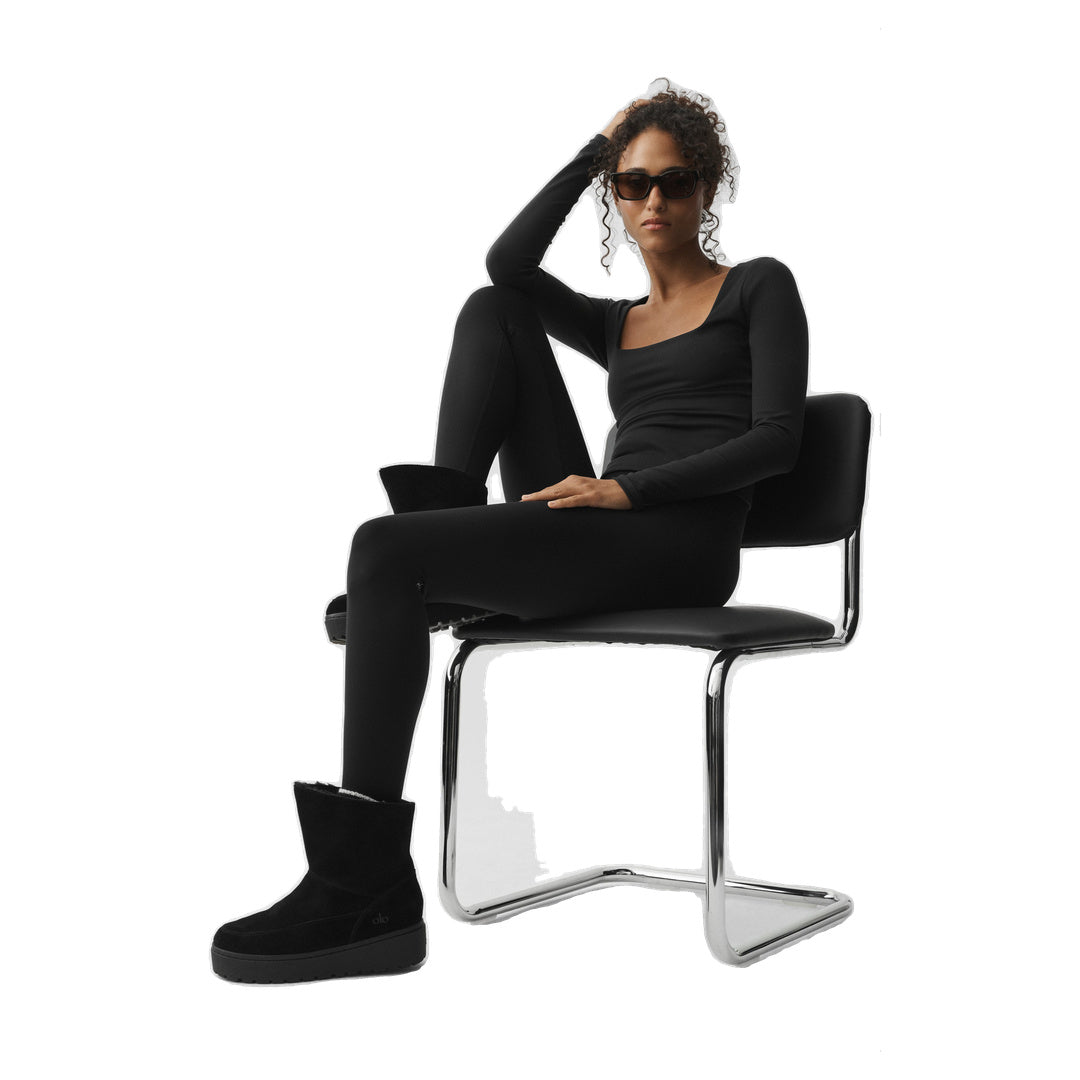 ALO ALO Softsculpt Precision Long Sleeve - Black