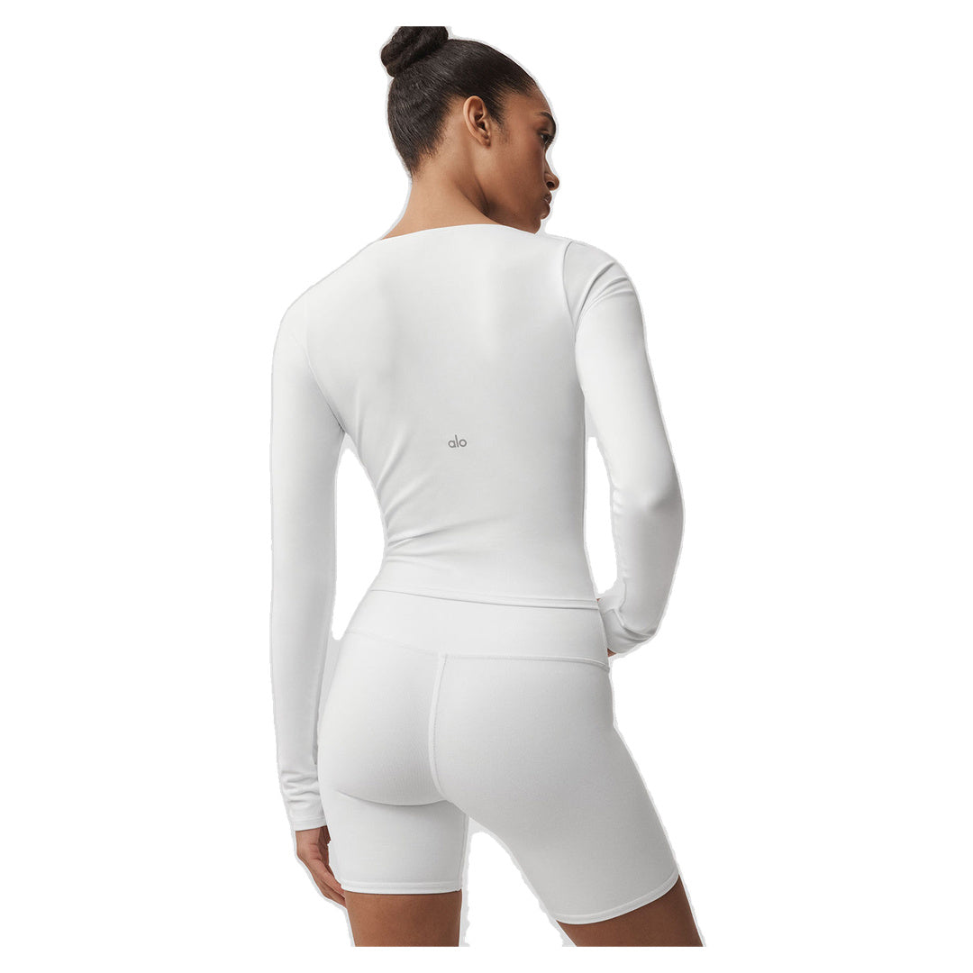 ALO ALO Softsculpt Precision Long Sleeve - White