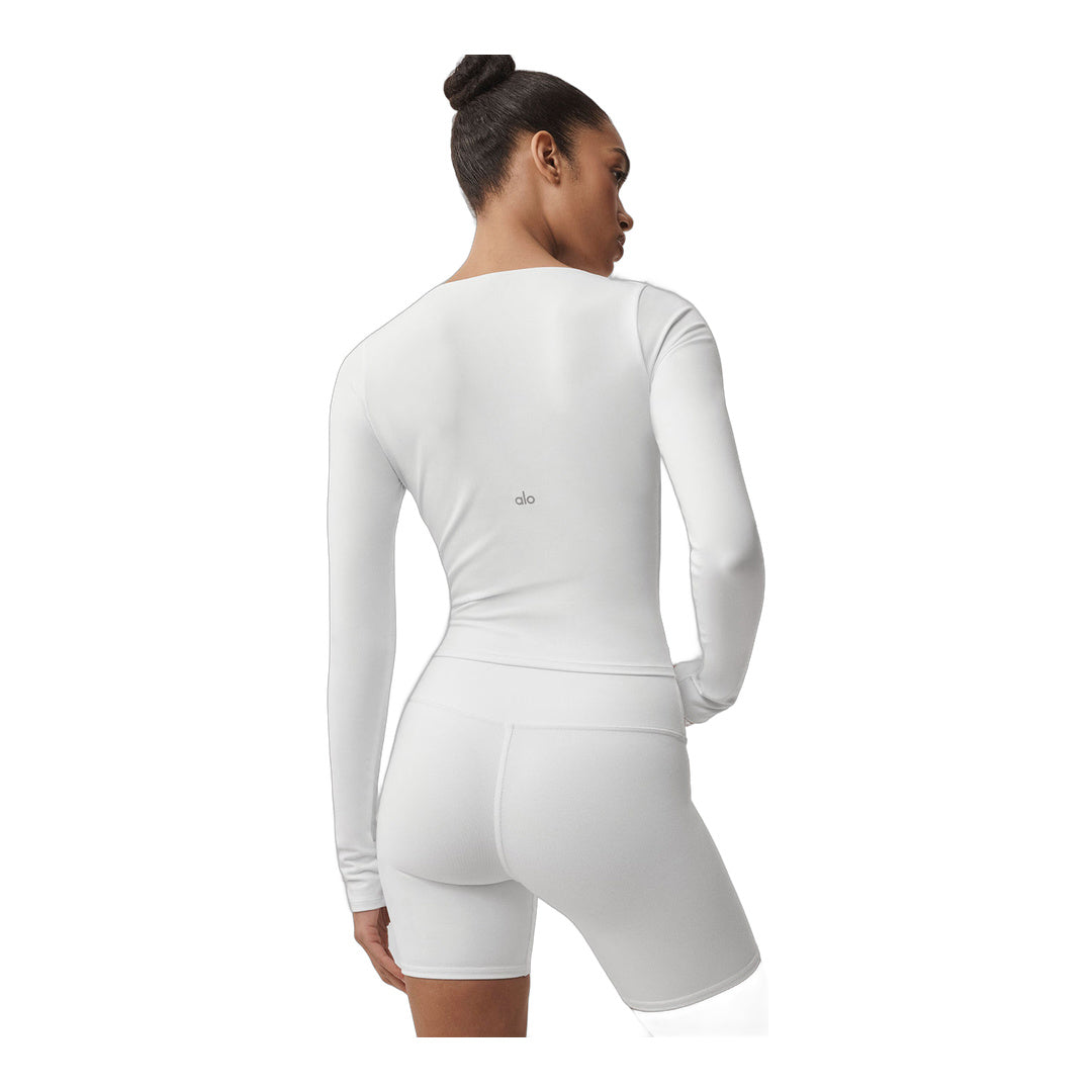 alo ALO Softsculpt Precision Long Sleeve - White