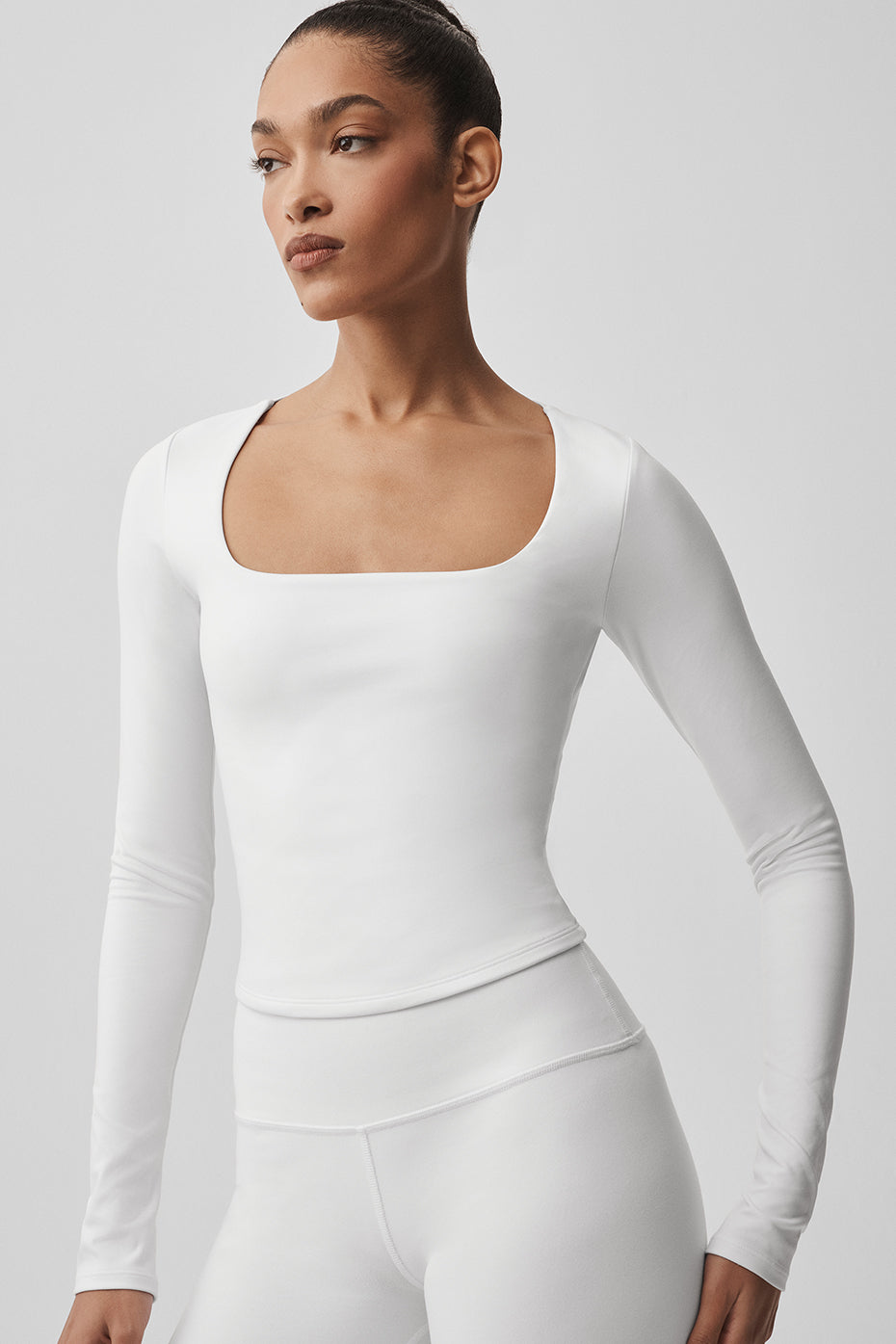 alo ALO Softsculpt Precision Long Sleeve - White