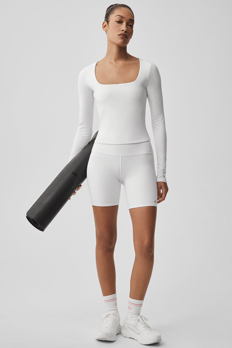 alo ALO Softsculpt Precision Long Sleeve - White