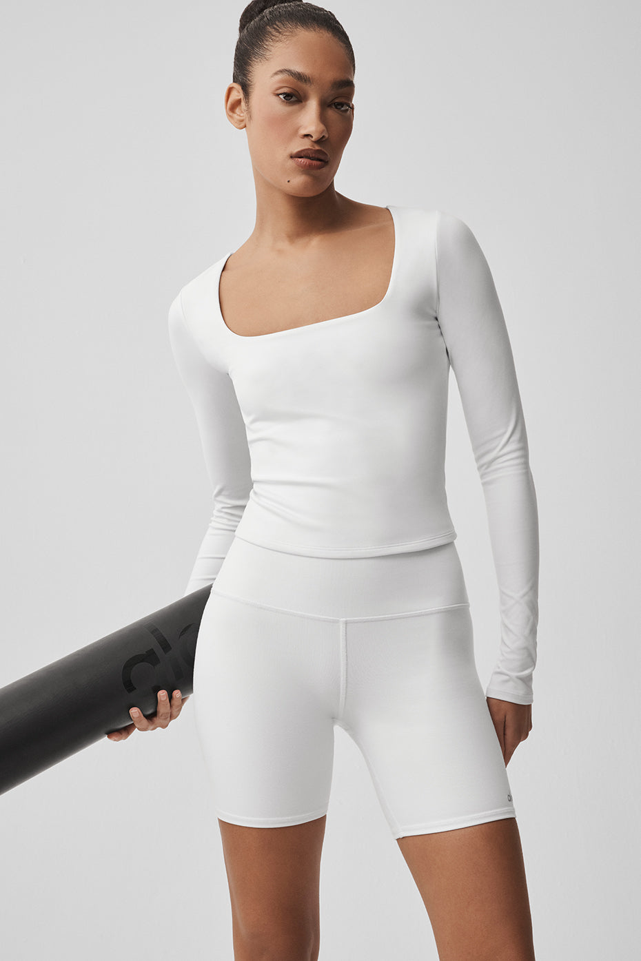 alo ALO Softsculpt Precision Long Sleeve - White