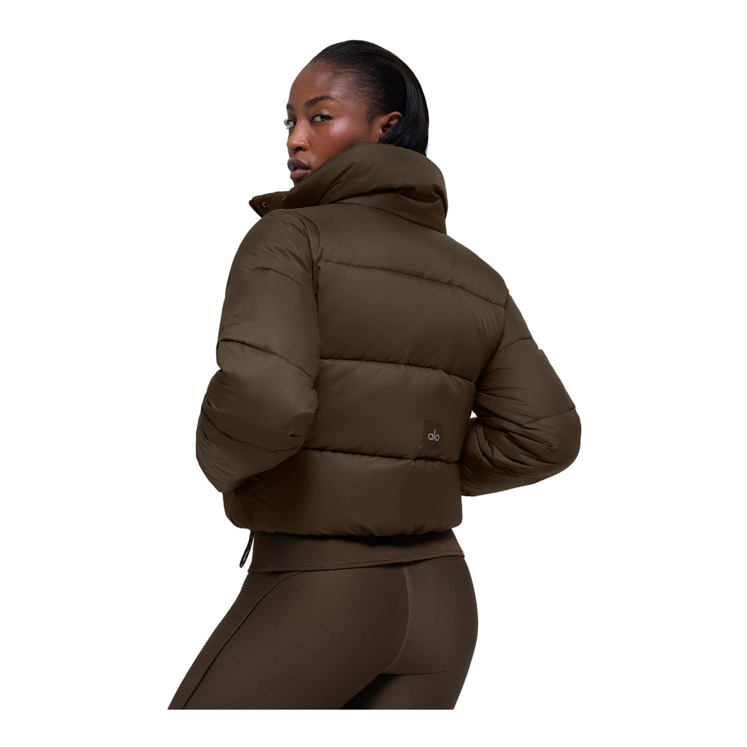 alo Gold Rush Puffer - Espresso
