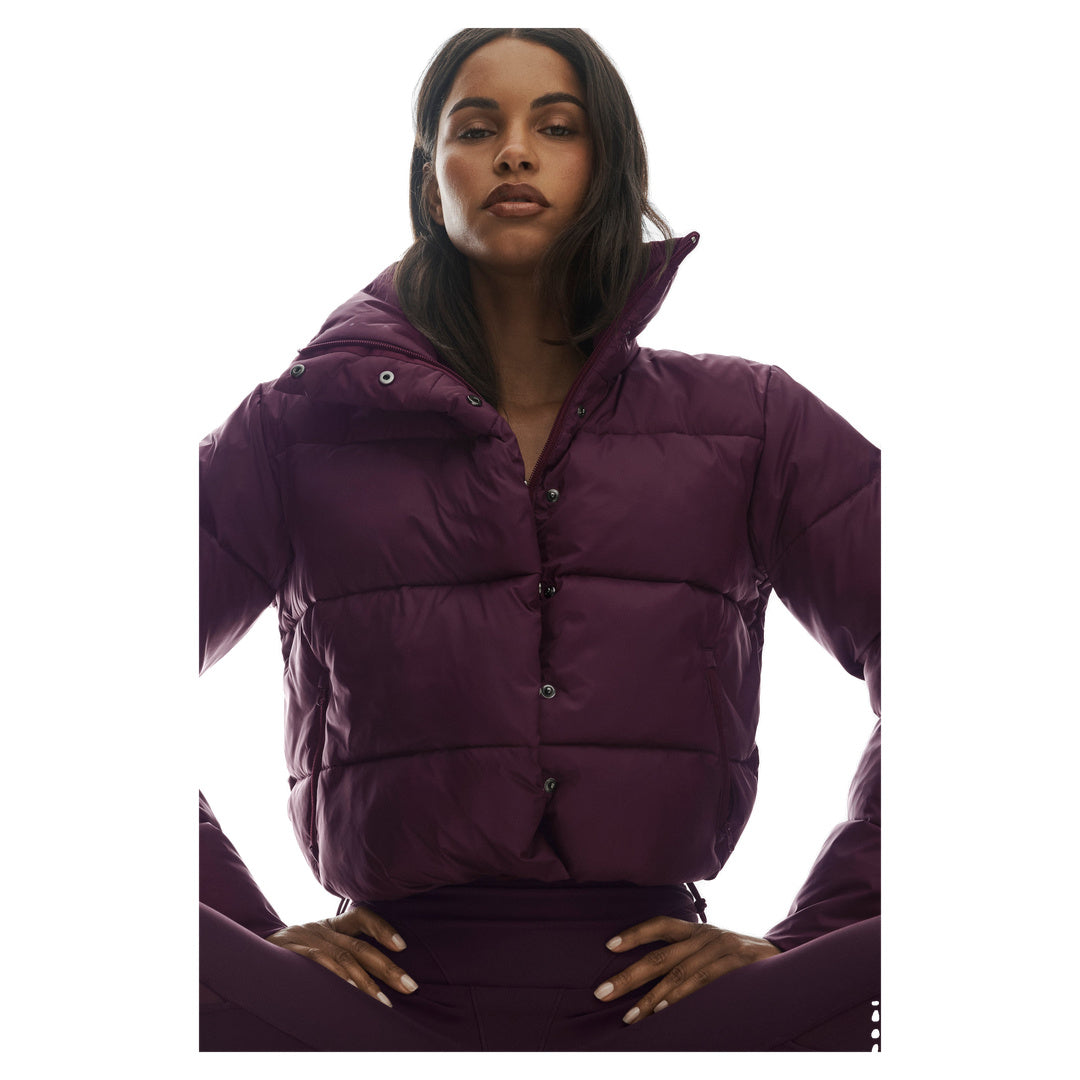 ALO Gold Rush Puffer - Rich Bordeaux