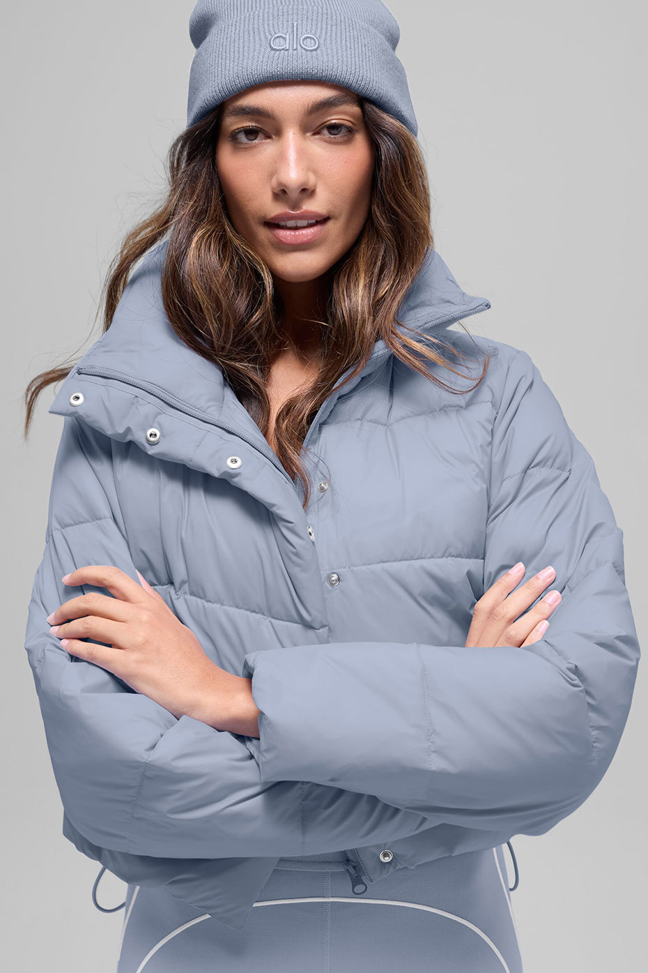 alo Gold Rush Puffer - Winter Frost