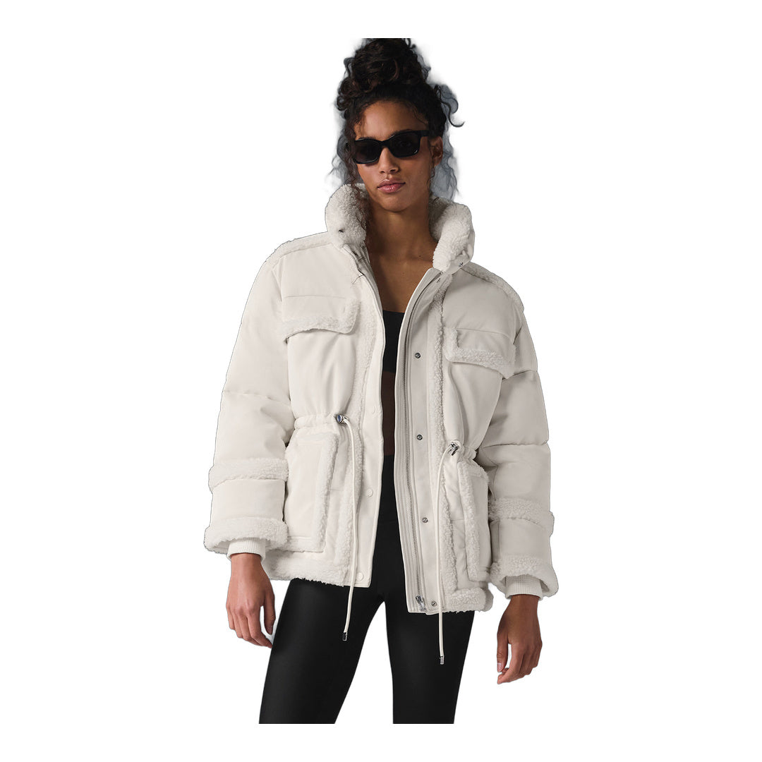 alo Ice Breaker Puffer Jacket - Ivory