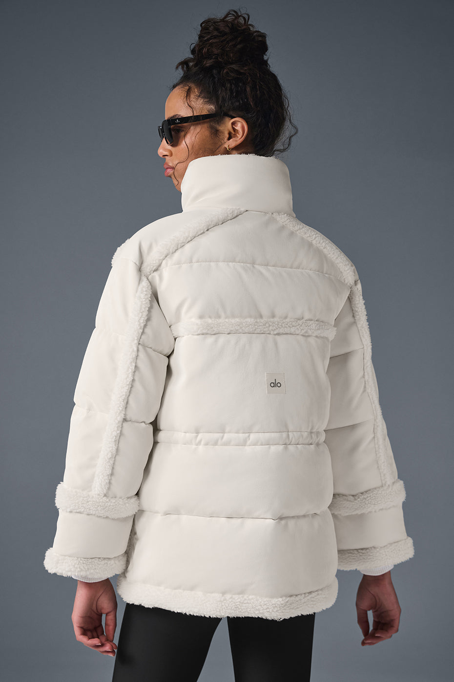 alo Ice Breaker Puffer Jacket - Ivory