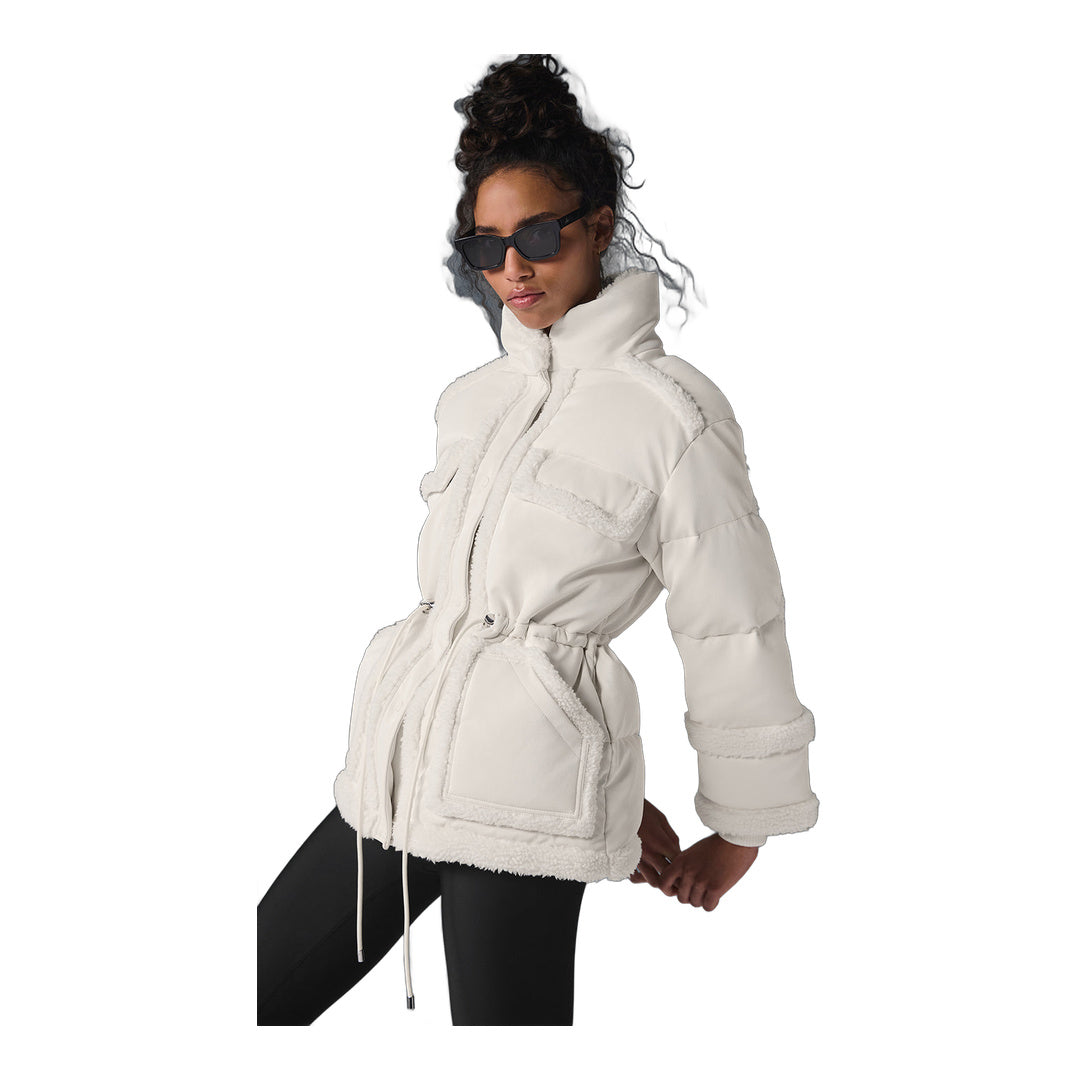 alo Ice Breaker Puffer Jacket - Ivory