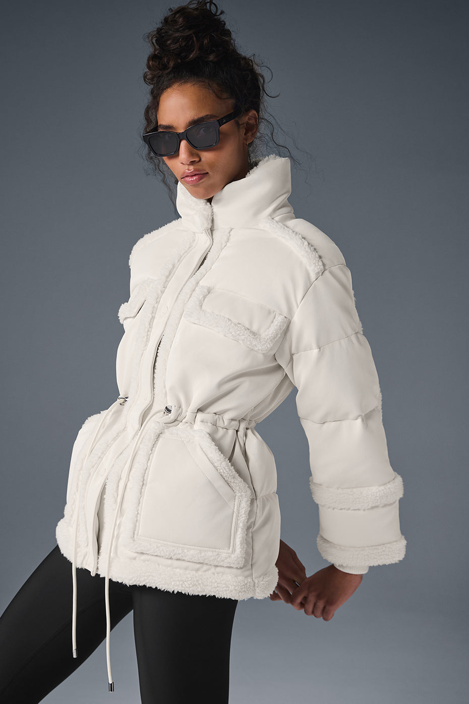 alo Ice Breaker Puffer Jacket - Ivory