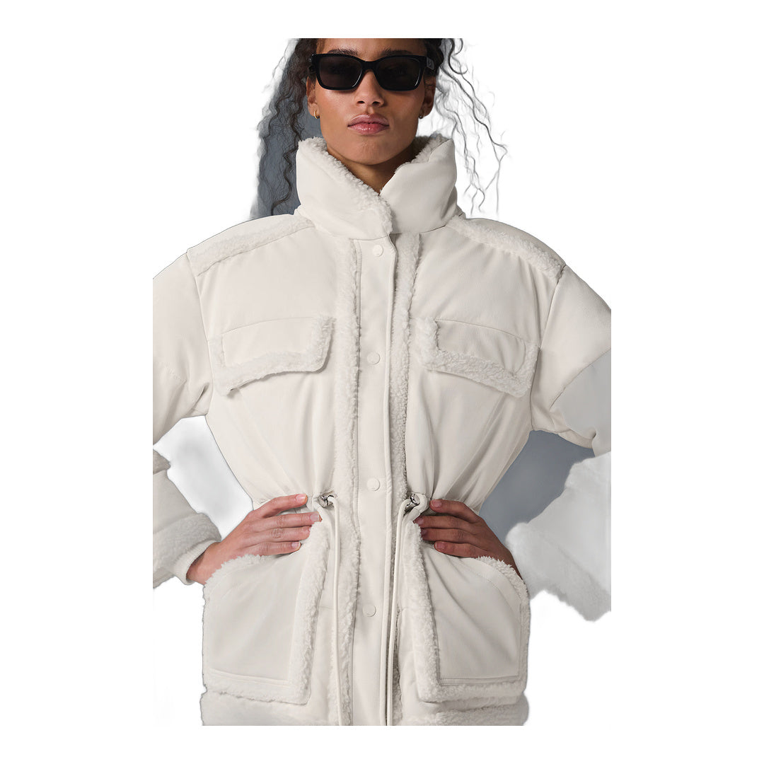 alo Ice Breaker Puffer Jacket - Ivory