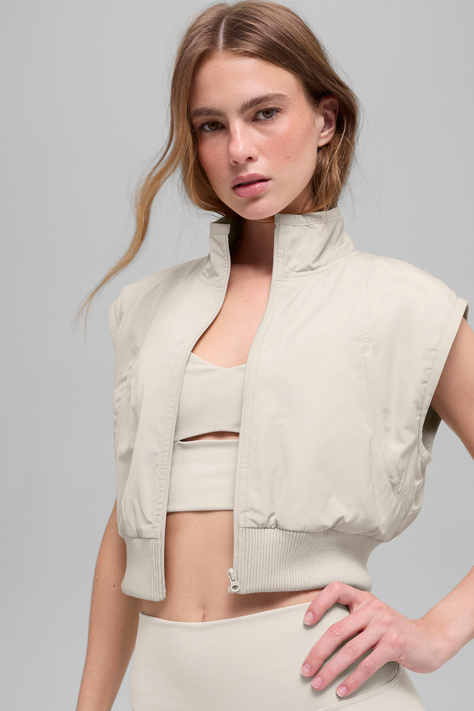 alo In Motion Vest - Bone