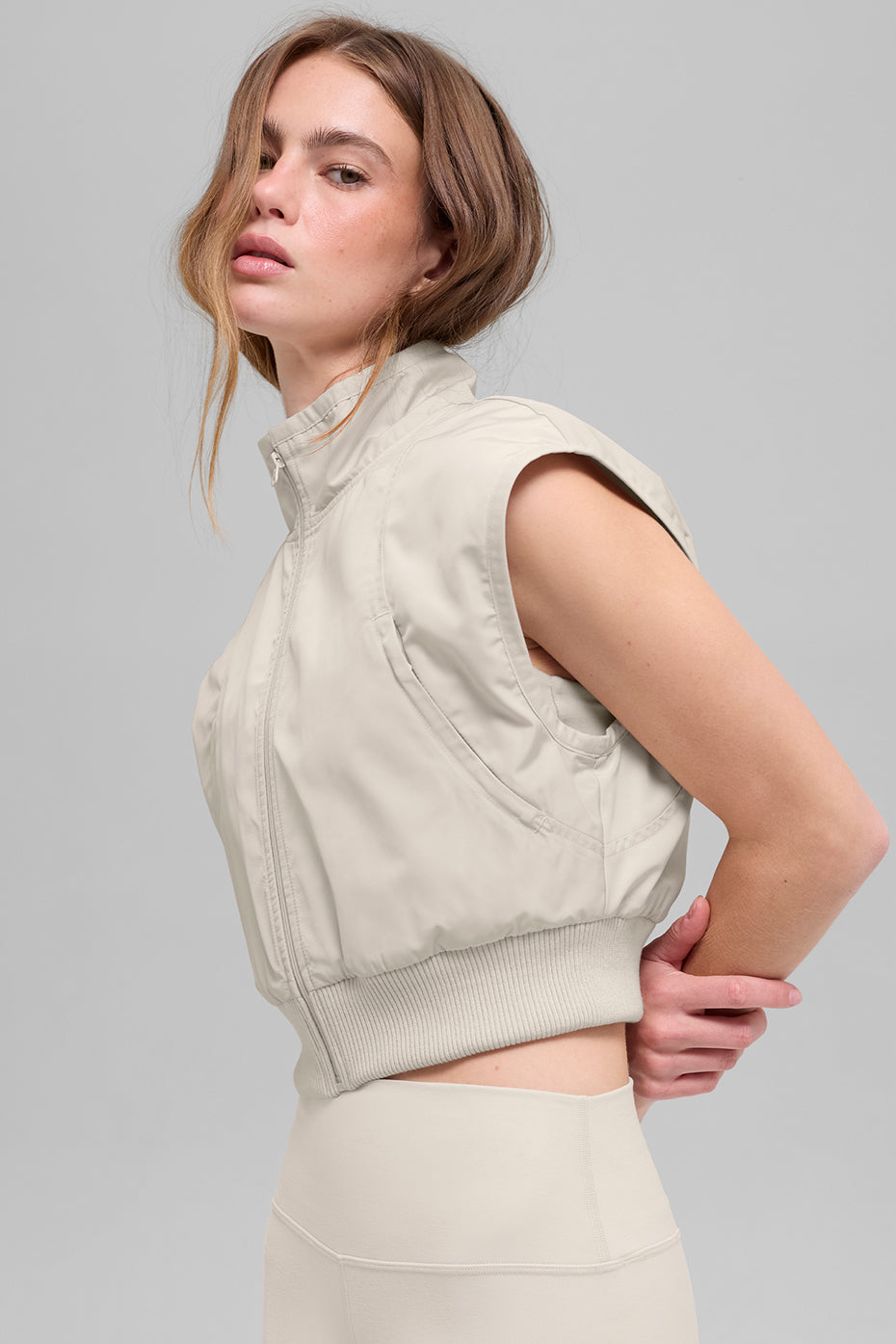 alo In Motion Vest - Bone
