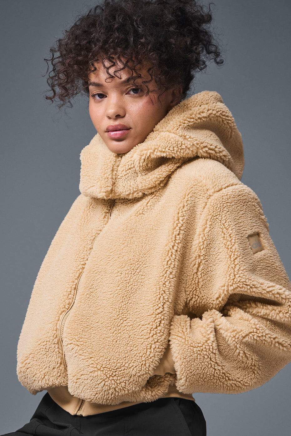 alo Foxy Sherpa Jacket - Camel