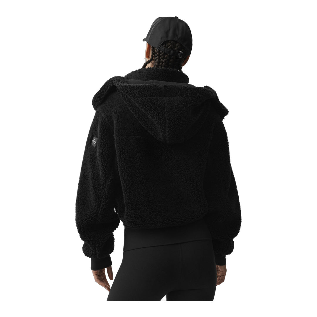 alo Foxy Sherpa Jacket - Black