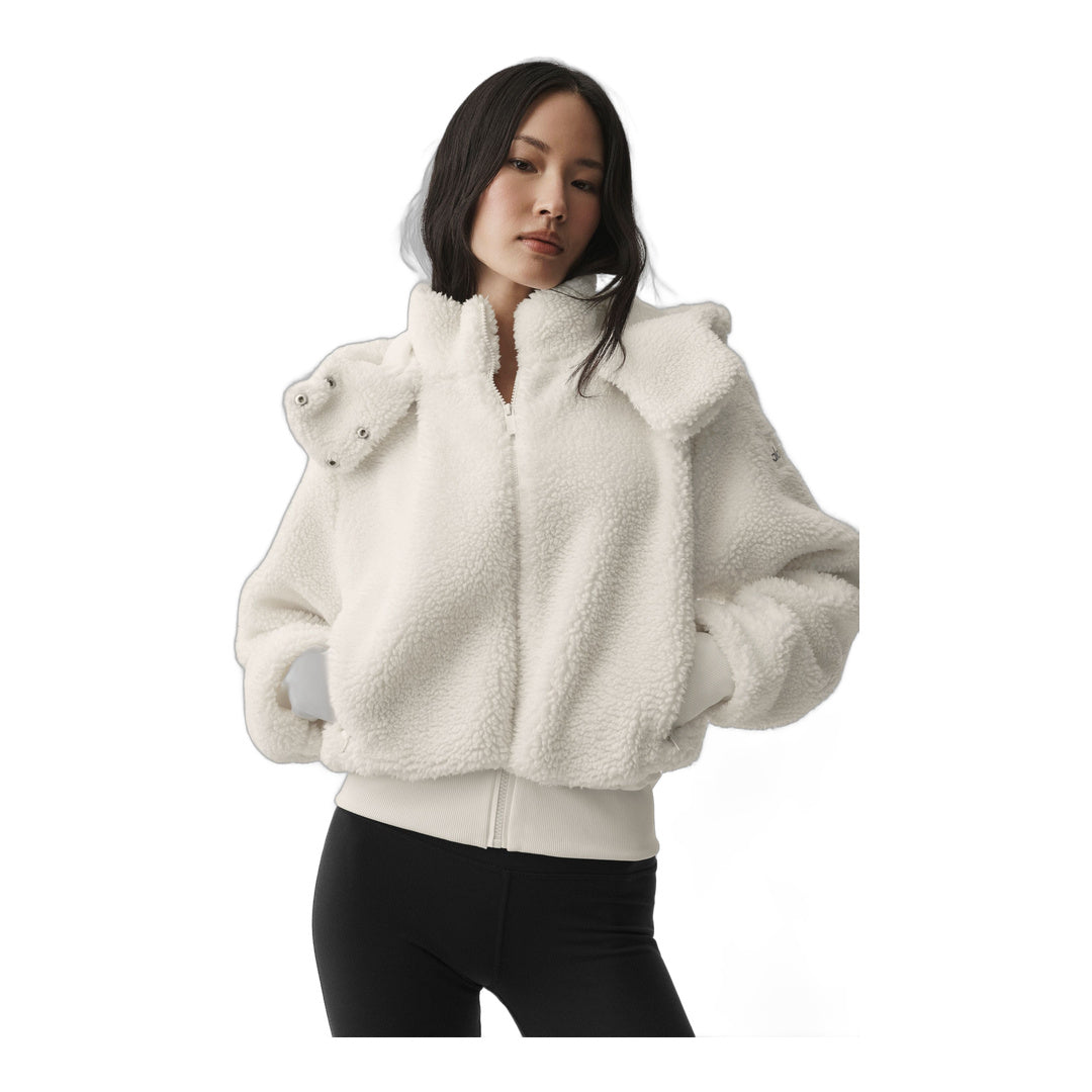 alo Foxy Sherpa Jacket - Ivory