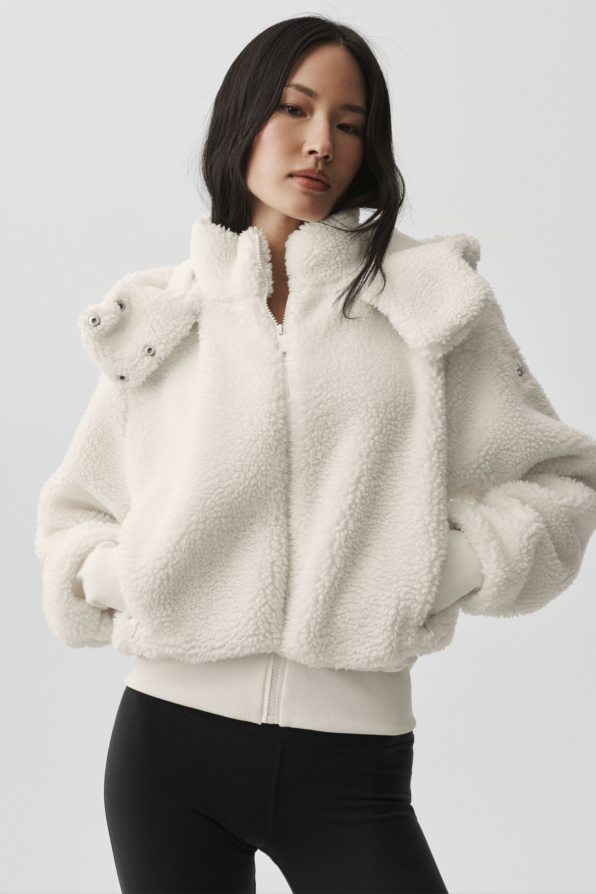 alo Foxy Sherpa Jacket - Ivory