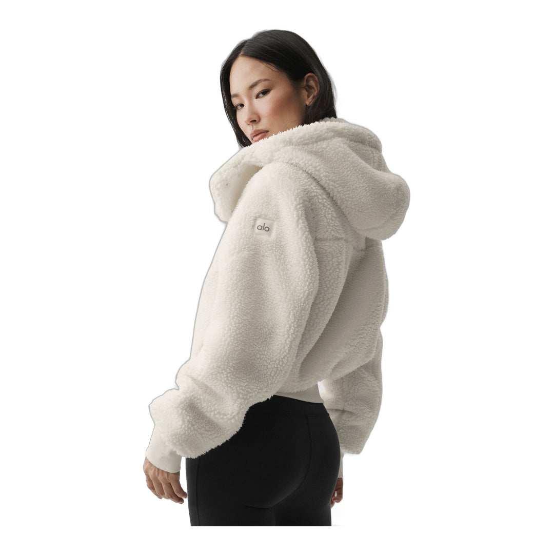 alo Foxy Sherpa Jacket - Ivory