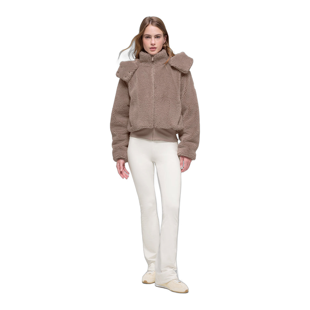alo Foxy Sherpa Jacket - Chai Latte