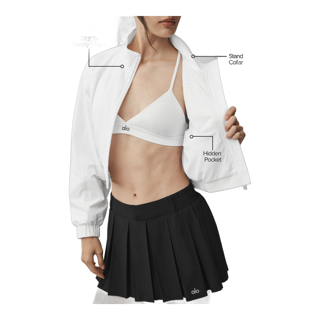 alo Clubhouse Jacket - White