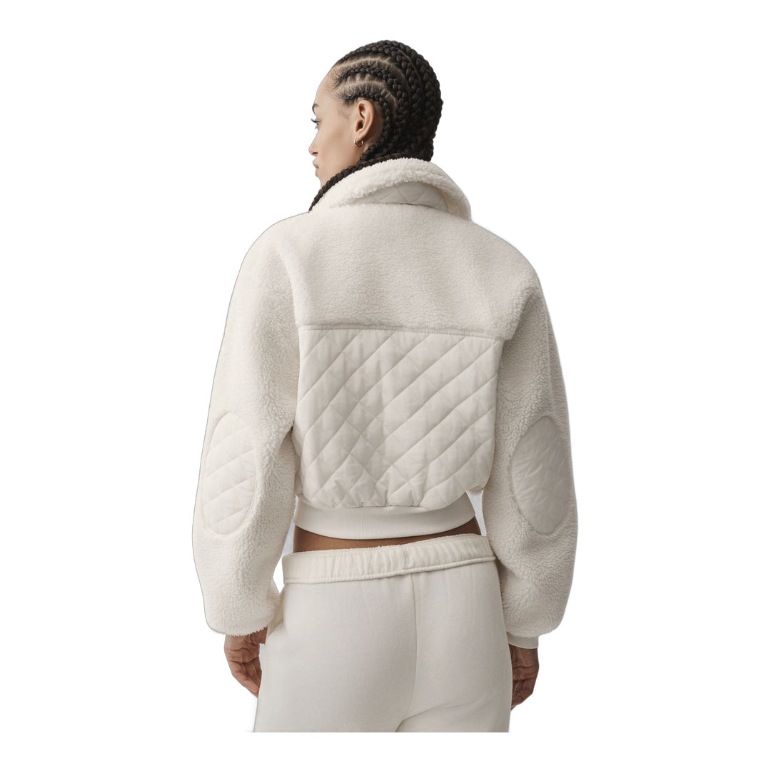 alo Sherpa Edge Bomber - Ivory
