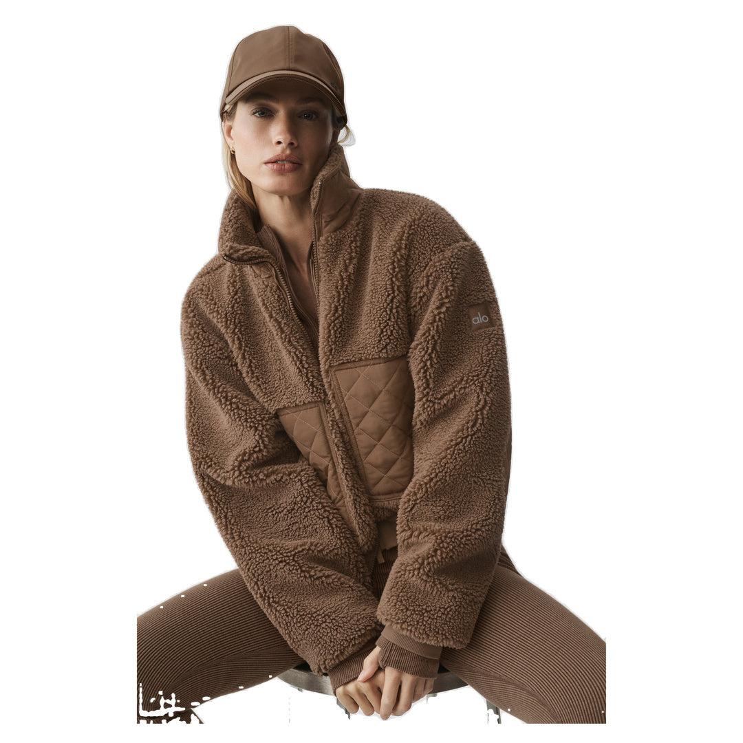 ALO Sherpa Edge Bomber - Java Brown