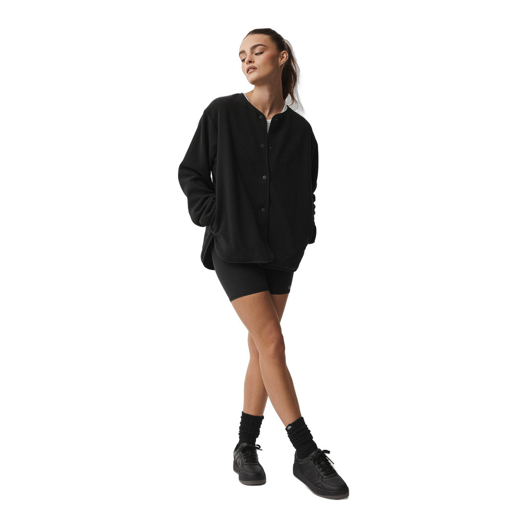 alo Polar Fleece Take Note Jacket - Black