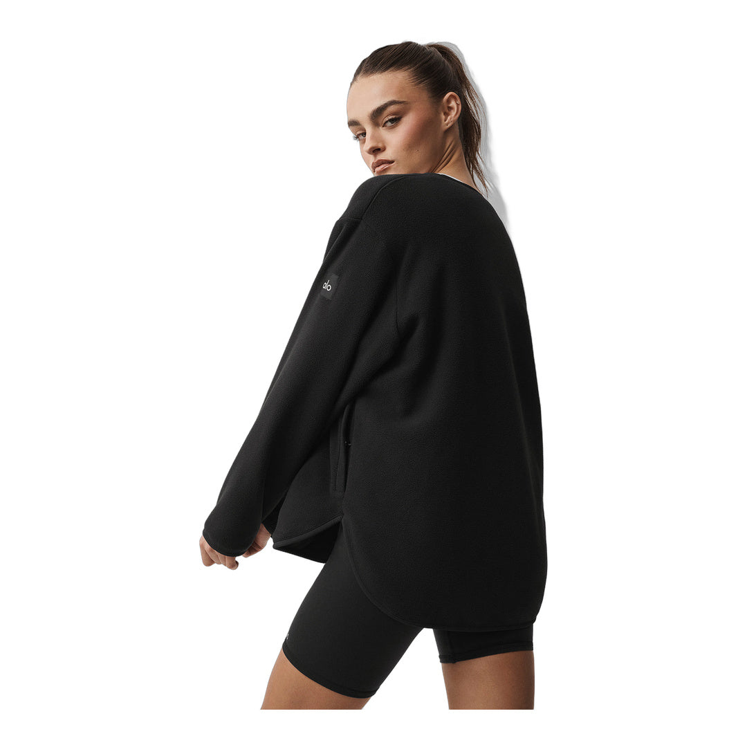 alo Polar Fleece Take Note Jacket - Black