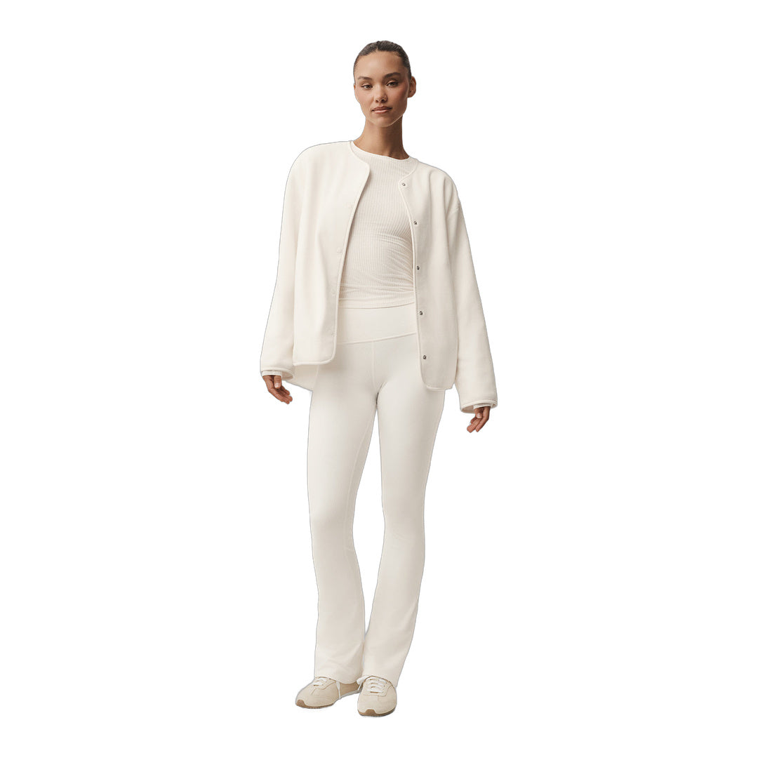 alo Polar Fleece Take Note Jacket - Ivory