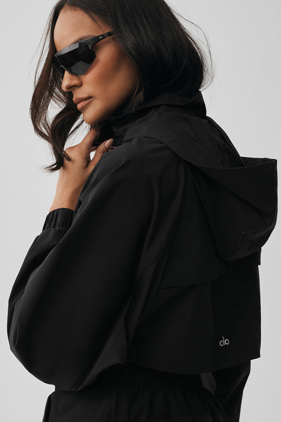 alo Cropped Playmaker Jacket - Black