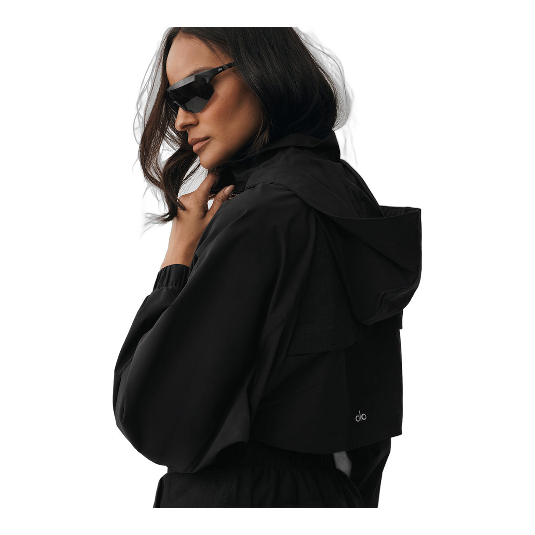 alo Cropped Playmaker Jacket - Black