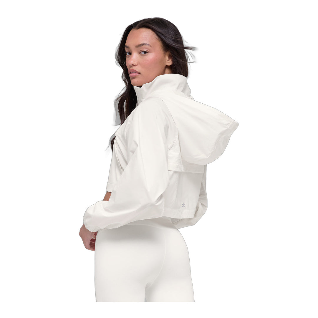 alo Cropped Playmaker Jacket - Ivory