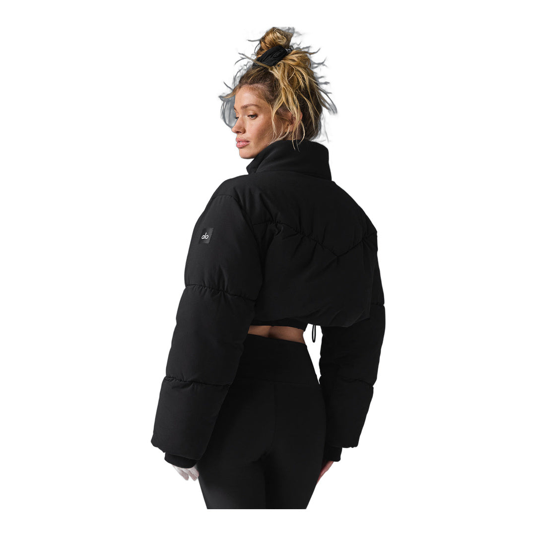 alo Main Act Corset Puffer - Black
