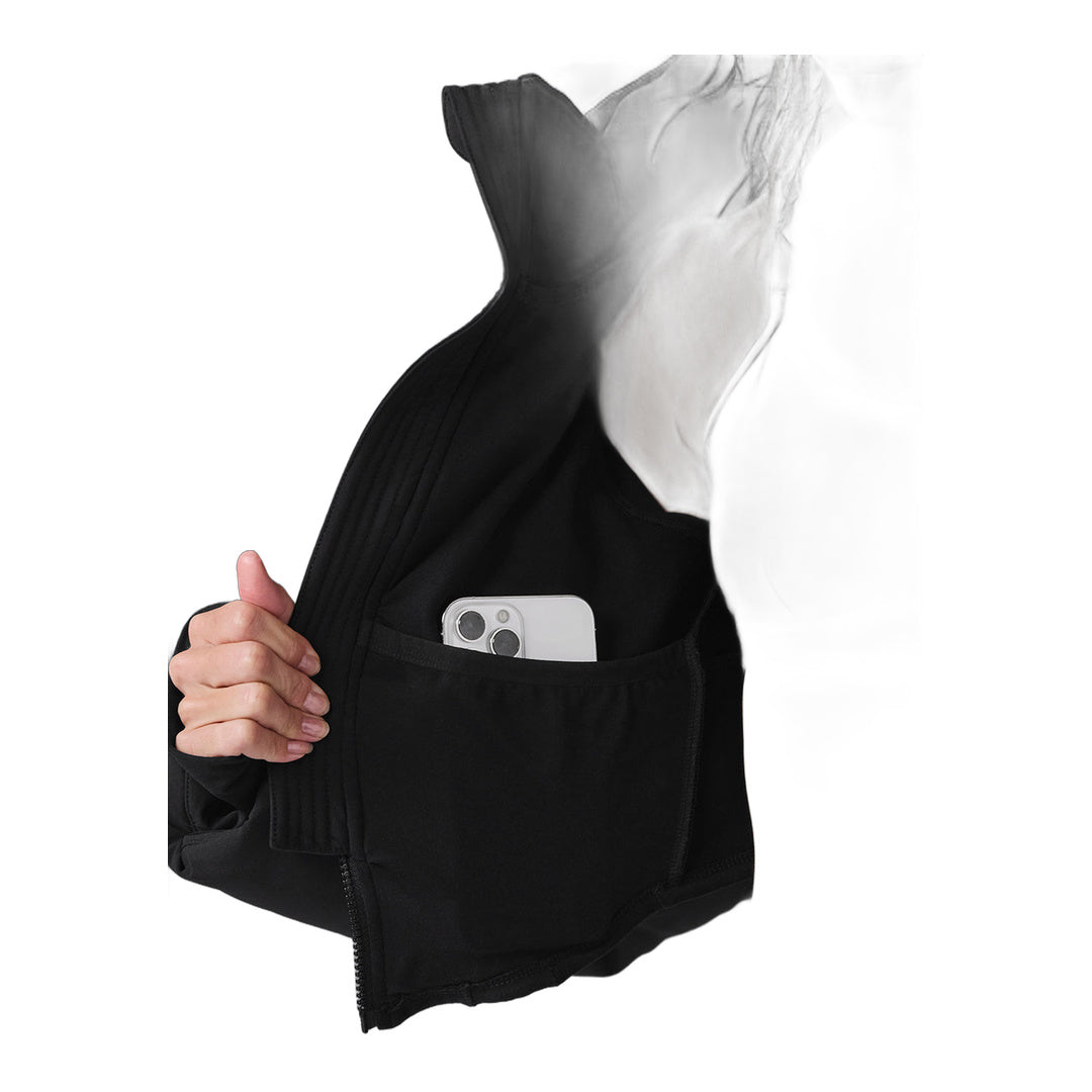 alo Main Act Corset Puffer - Black