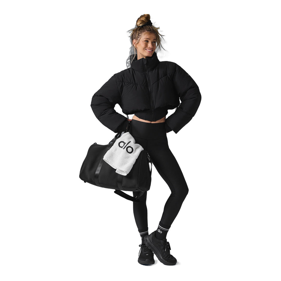 alo Main Act Corset Puffer - Black